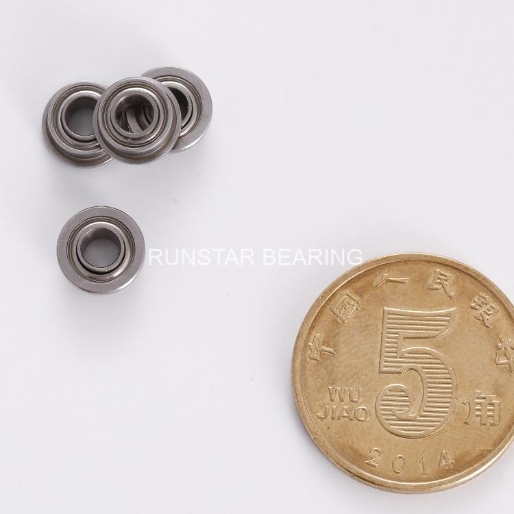 flanged miniature ball bearing FR144ZZ EE