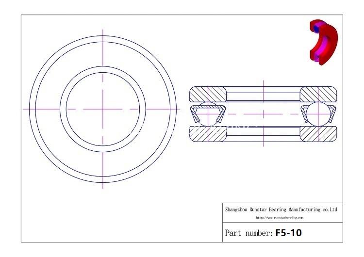5mm thrust bearing f5 11 d