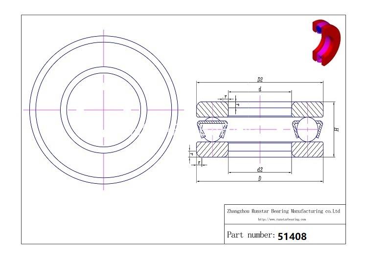 thrust ball bearing application 51408 d thrust ball bearing application 51408 d