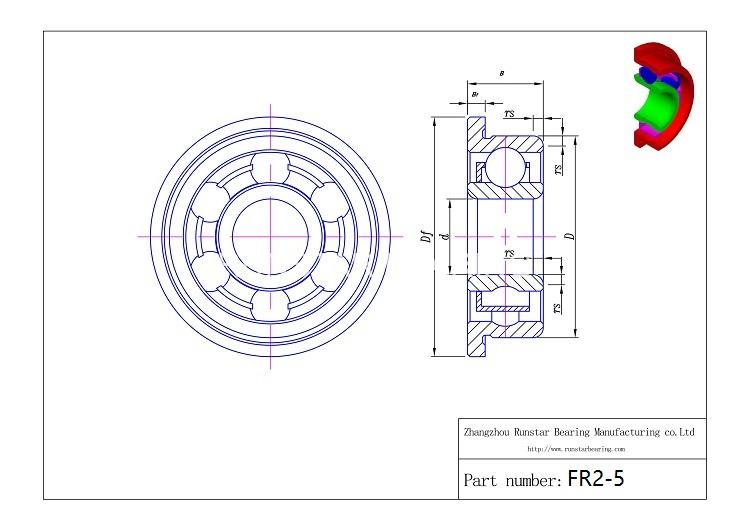 18 in steel ball bearing fr2 5 d