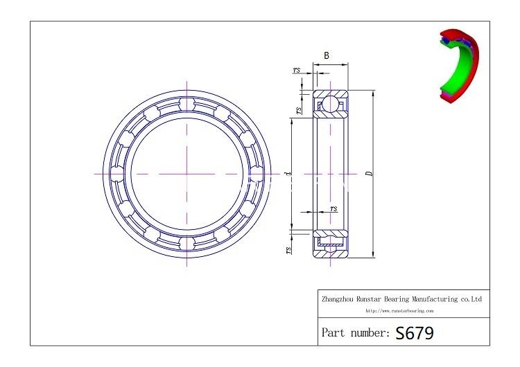 9 ball bearings s679 d