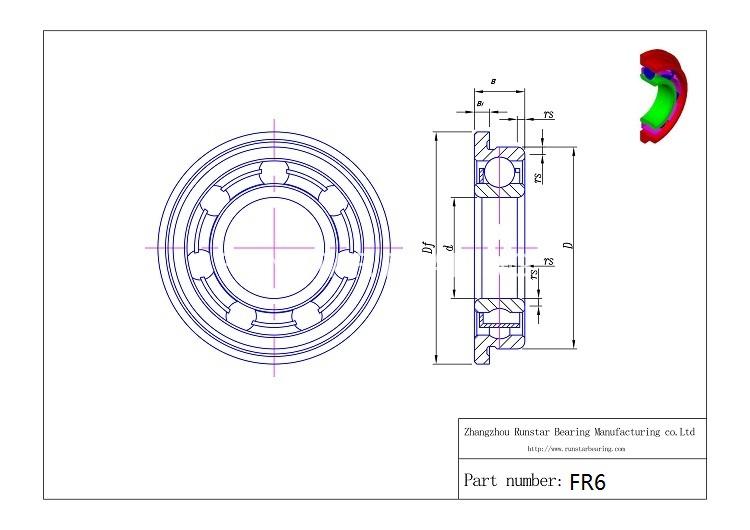 ball bearings manufacturers fr6 d