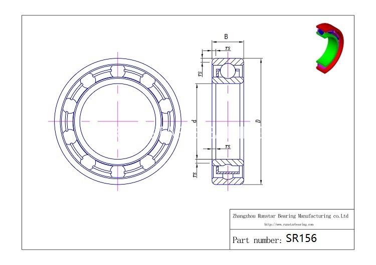 316 ball bearing sr156 d