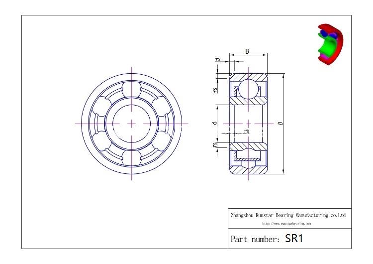 inch miniature bearing sr1 d inch miniature bearing sr1 d