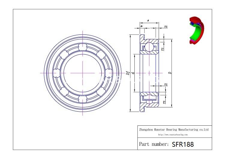 ball bearings manufacturer sfr188 d