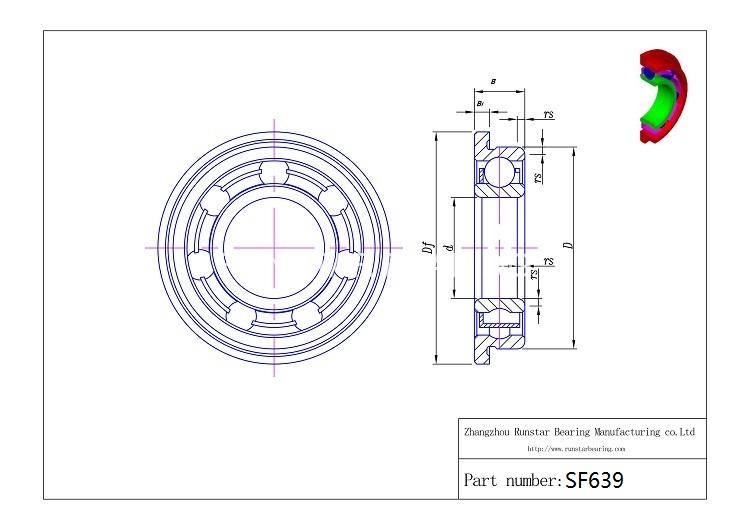 ball bearings specifications sf639 d