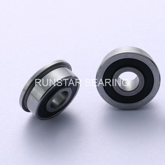 Flange ball bearing FR6-2RS rubber seals FR6RS high quality FR6 RS