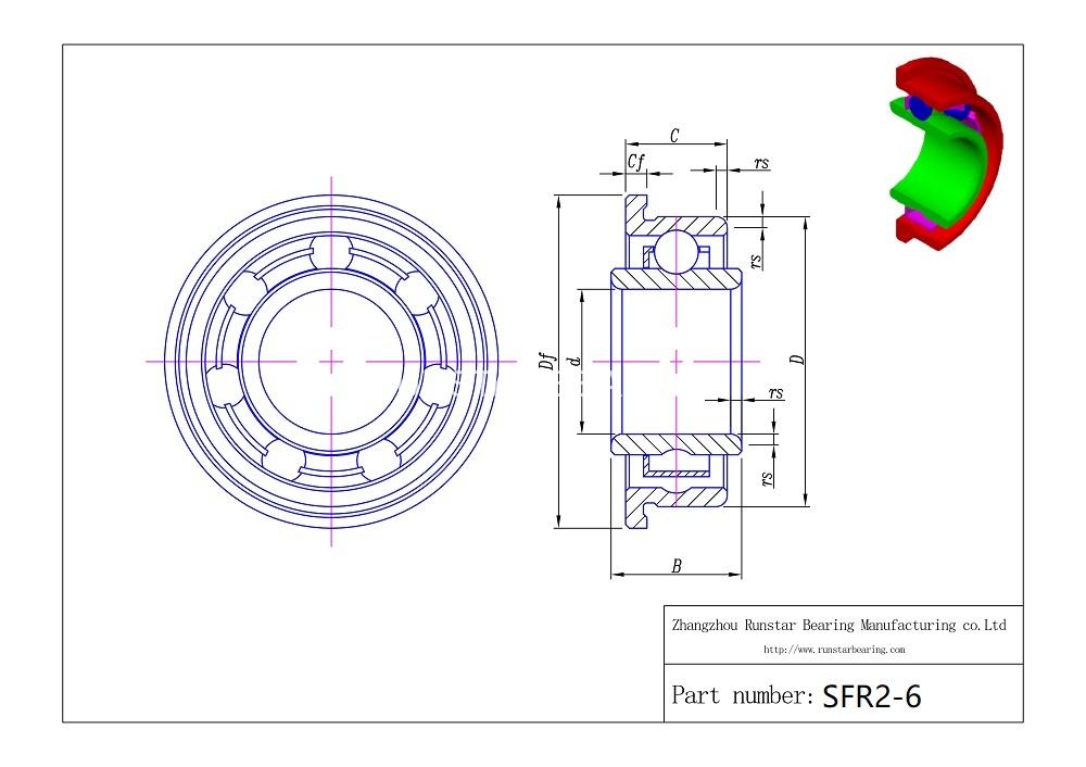 wide inner ring ball bearings sfr2 6 ee d