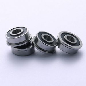 flange extended inner ring ball bearings rubber type